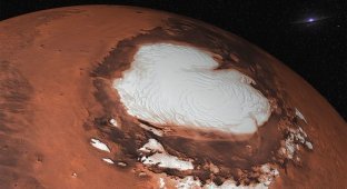 Зимова казка на Червоній планеті або що нам відомо про марсіанську зиму (7 фото)