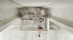 Испанский дизайнер построил секретную студию под одним из валенсийских мостов (11 фото + 1 видео)