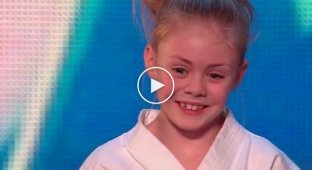 How a 9-year-old karateka instantly removed the smiles from the judges' faces
