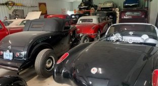 16 stolen vintage cars found in an abandoned garage in Canada (2 photos)