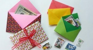9 простых идей, как сделать конверт из бумаги A4 (20 фото + 1 видео)