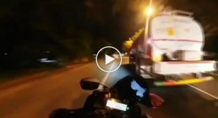 Motorcyclist without fear