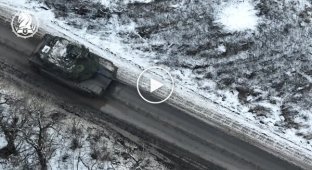 Combat work of the Ukrainian crew of the American M1A1 Abrams tank in the Avdiivka direction