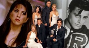 Where did they film and what did the actors from "Friends" to "Friends" look like (18 photos)