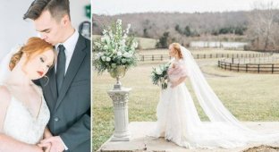 Романтическая свадебная фотосессия Мэдлин Стюарт — модели с синдромом Дауна (11 фото)