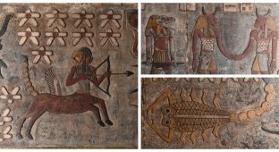 В древнеегипетском храме обнаружили знаки зодиака (6 фото)