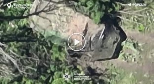 Border guards destroyed an enemy armored personnel carrier in the Volchansky direction