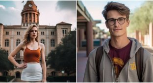 ИИ показал, как выглядят типичные американские студенты (37 фото)