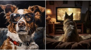 Ученые выяснили, что больше всего нравится смотреть по телевизору собакам (1 фото + 3 видео)