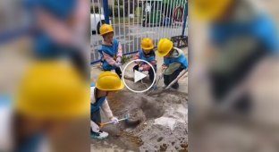 Labor lessons in a Chinese kindergarten