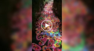 Необычная пробка в Китае