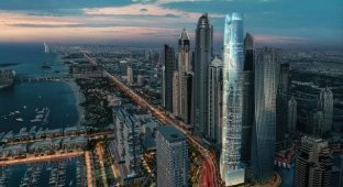 The world's tallest tower hotel, Ciel Vignette Collection, to open in Dubai (9 photos)