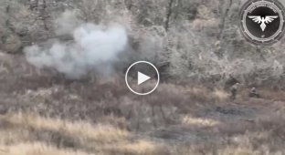 Украинская БМП M2A2 «Bradley» при поддержке FPV-дронов уничтожает российскую пехоту под Авдеевкой