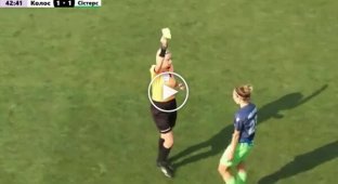 Украинской футболистке дали желтую карточку за споры на русском языке