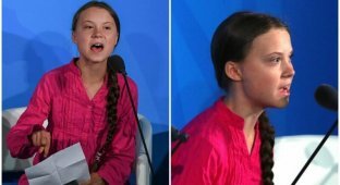 Грета, жги: 16-летняя шведская активистка отчитала мировых лидеров в ООН (6 фото + 1 видео)