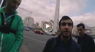 В Киеве немного наказали дерзких азербайджанцев