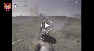 Soldiers of the 46th Separate Brigade use FPV drones to destroy occupiers' armored vehicles