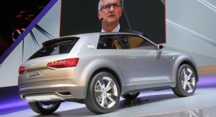 Компания Audi представила новый кроссовер Crosslane Coupe Concept (68 фото + видео)