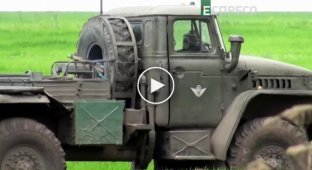 Реактивная артилерия 81-ой бригады уничтожает русских оккупантов
