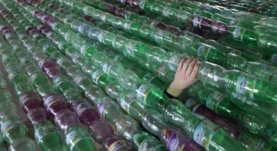 Лодка из пластиковых бутылок (19 фото)