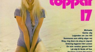 Соблазнительные бикини с обложек пластинок 60-80-х годов (35 фото)