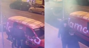 В Санкт-Петербурге курьера Lamoda порезали ножом из-за неправильной парковки (5 фото + 1 видео)