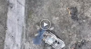Ukrainian defenders destroyed an enemy infantry fighting vehicle along with part of the landing force in the Lugansk region