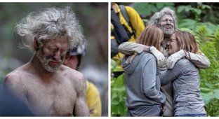 A tourist who got lost and spent 10 days in the mountains was found alive (8 photos)