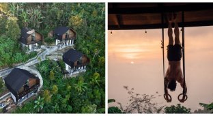 Secret camp in Bali where men become superheroes (10 photos + 1 video)