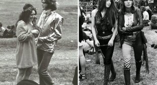 Яркие девушки рок-фестиваля Вудсток 1969 (26 фото)