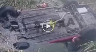 Horror in the Dnieper: a car with people went under water