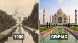 Famous places that have undergone noticeable changes over the years of their existence (16 photos)