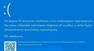 An era has passed: Microsoft will replace the legendary "blue screen of death" in Windows (3 photos)