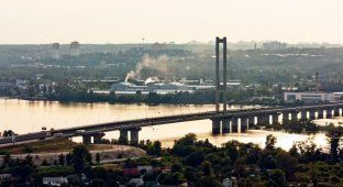 Киев с Южного моста (20 фото)