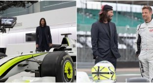 The first frames of the documentary about "Formula 1" with Keanu Reeves (6 photos)