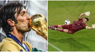 The legendary Italian goalkeeper Buffon announced his retirement (2 photos + 1 videos)