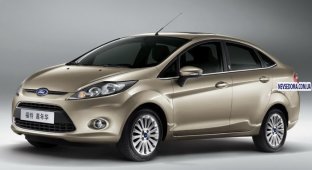 Ford представил Fiesta Sedan в Китае (5 фото)
