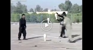 Iranian special forces soldiers chose the wrong jug