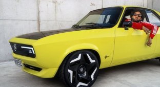Manta GSe Elektromod — классический Opel становится электрическим c новейшими технологиями (16 фото + 1 видео)