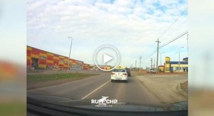 Collision in the oncoming lane in the Rostov region