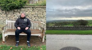 The guy travels all over the UK to evaluate the benches (17 photos)