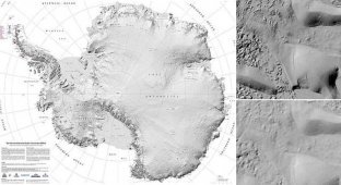 Ученые создали самую подробную карту Антарктиды (5 фото)