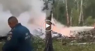 Russian Mi-8 helicopter crashed near Chelyabinsk. The entire crew died