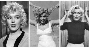 Abyss of charm: Marilyn Monroe makes funny faces (16 photos)