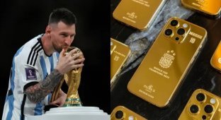 Мессі віддячив гравцям та персонал збірної Аргентини золотими айфонами (4 фото)