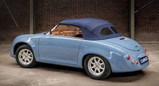 In the Netherlands, released a small electric roadster in retro style (8 photos)