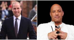 Prince William became the sexiest man with a bald head, overtaking Vin Diesel and Jason Statham (7 photos)
