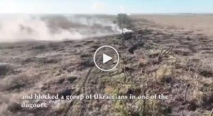 A drone saved the lives of Ukrainians from the 79th brigade from an attack in Russian trenches