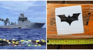 Cache with three tons of cocaine found in the Pacific Ocean (3 photos + 1 video)