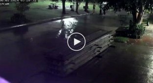 The guy almost died from a lightning strike